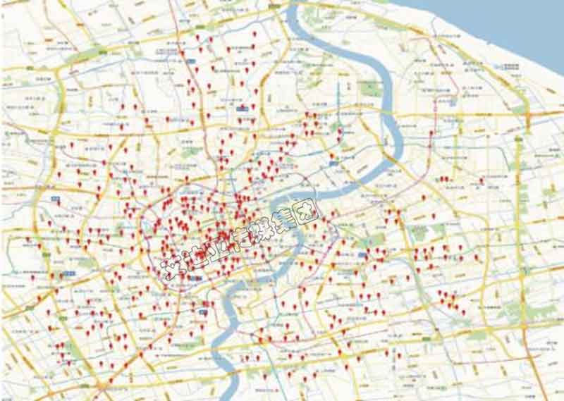 上海社区广告点位图